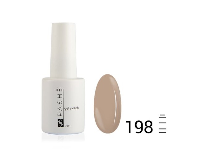 Цветной гель-лак PASHE №198 — «Миндальное печенье», (9 мл) Цветной гель-лак PASHE №198 — «Миндальное печенье», (9 мл)