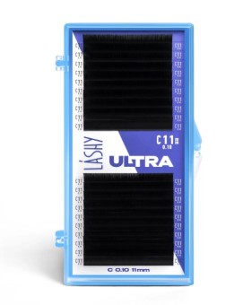 Ресницы черные LASHY Ultra - 20 линий D 0.10 10мм