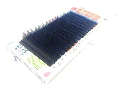 Омбре ресницы Lash&Go микс 0,07/D/7-14 mm "Синий" (16 линий)