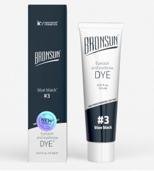 Краска для ресниц и бровей BRONSUN, цвет иссиня-чёрный #3, 15мл Краска для ресниц и бровей BRONSUN, цвет иссиня-чёрный #3, 15мл