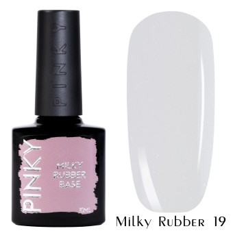 Основа цветная каучуковая, Pinky (Пинки) milky rubber base 019, 10мл