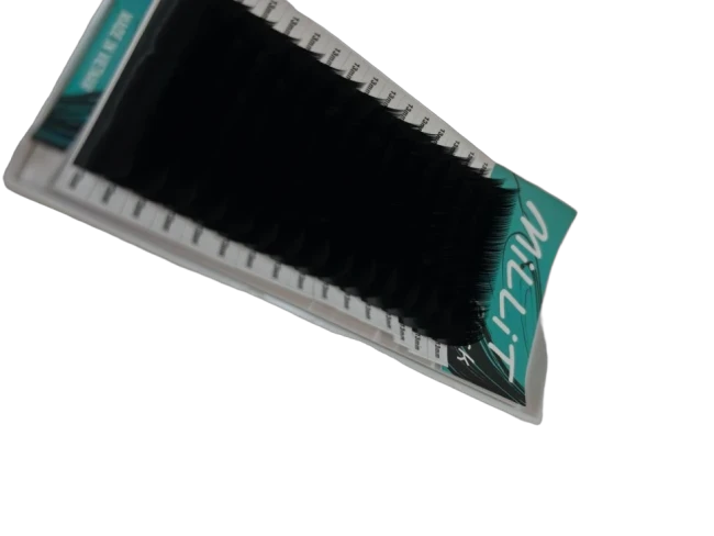 Черные ресницы Millit Fix Price - MIX D 0.10 8-15мм 16 линий