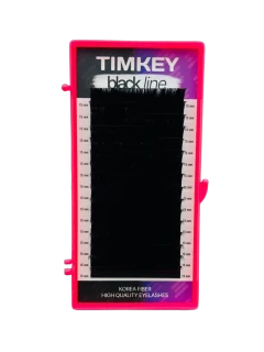 Черные ресницы Timkey - MIX MD 0.10 7-14mm 16 линий