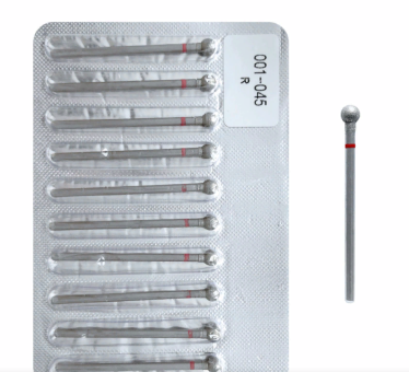 Фреза алмазная 001-45, красная (в блистере), Foxy Expert