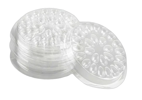 Палетки для клея прозрачные 26 лунок (10шт) упаковка Палетки для клея прозрачные 26 лунок (10шт) упаковка