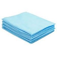 Простыни одноразовые в сложении EleWhite 70*200 голубые 25шт