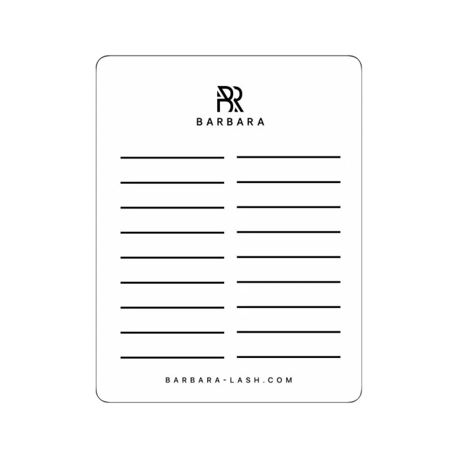 Планшет большой для работы с ресницами (11,5см*15см) Barbara Планшет большой для работы с ресницами (11,5см*15см) Barbara