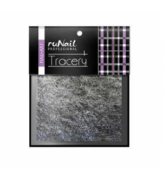 Дизайн для ногтей паутинка: (цвет: серебро) №2015, ruNail