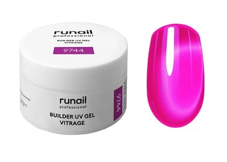 Моделирующий УФ-гель витражный BUILDER UV GEL VITRAGE, ruNail 15г №9744 Моделирующий УФ-гель витражный BUILDER UV GEL VITRAGE, ruNail 15г №9744