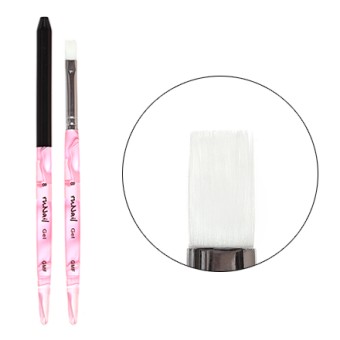 Кисть для геля Gel GMF №8 №0196, ruNail Кисть для геля Gel GMF №8 №0196, ruNail