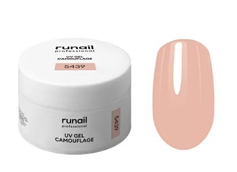 Камуфлирующий УФ-гель (цвет: холодный нюд), 56 г №5439 ruNail Камуфлирующий УФ-гель (цвет: холодный нюд), 56 г №5439 ruNail