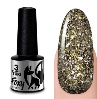 Гель-лак дизайн (Gel polish YUKI) #03, 5 ml, Foxy Expert Гель-лак дизайн (Gel polish YUKI) #03, 5 ml, Foxy Expert