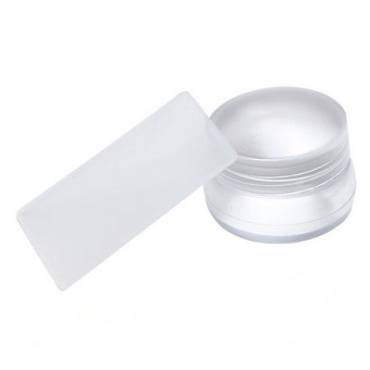 Силиконовый штамп для стемпинга (со скрапером) №6180, ruNail Силиконовый штамп для стемпинга (со скрапером) №6180, ruNail