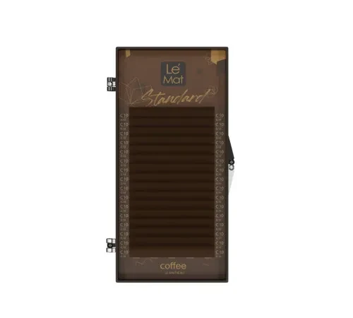 Ресницы коричневые Liberica Le Maitre "Standard Coffee" 16 линий C 0.10 12 мм 