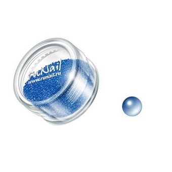 Дизайн для ногтей: бульонки (цвет: синий) №0307, ruNail