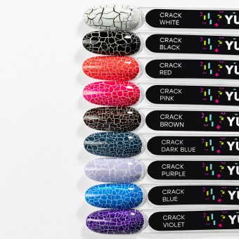 Лак для дизайна YUME COLOR Crack Dark Blue, 8мл