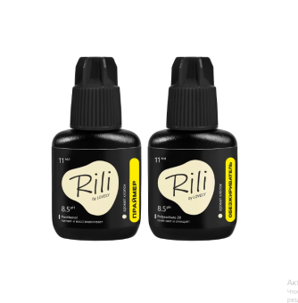 Набор: Праймер, 11 мл + Обезжириватель, 11 мл Rili by LOVELY с ароматом хлопка pH 8.5 Набор: Праймер, 11 мл + Обезжириватель, 11 мл Rili by LOVELY с ароматом хлопка pH 8.5