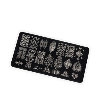 Пластина для стемпинга TNL Premium - вензель (18) Пластина для стемпинга TNL Premium - вензель (18)