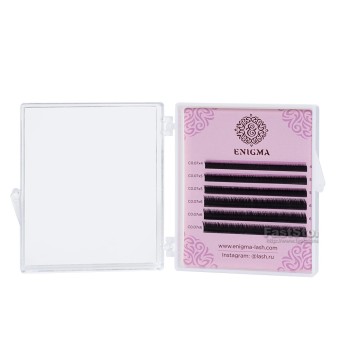 Черные ресницы Enigma микс 0,10/C/7-12 mm (6 линий) Черные ресницы Enigma микс 0,10/C/7-12 mm (6 линий)