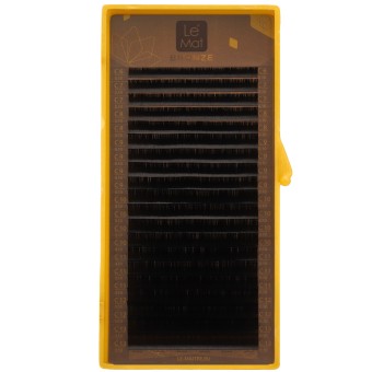 Ресницы коричневые Truffle Le Maitre "Bronze" 20 линий C 0.07 MIX 8-15 mm