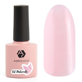 Гель-лак ADRICOCO Est Naturelle №21 камуфлирующий персиково-розовый (8 мл.)