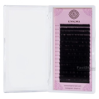 Черные ресницы Enigma 0,10/L/14 mm (16 линий) Черные ресницы Enigma 0,10/L/14 mm (16 линий)