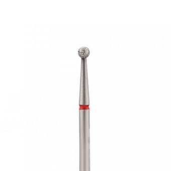 Фреза алмазная шар с красной насечкой Made in Russia
