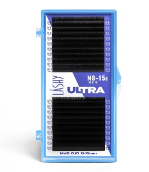 Ресницы чёрные LASHY Ultra - 20 линий - MIX M#1 0.07 8-15мм Ресницы чёрные LASHY Ultra - 20 линий - MIX M#1 0.07 8-15мм