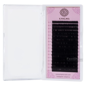 Черные ресницы Enigma 0,085/C/13 mm + (16 линий) Черные ресницы Enigma 0,085/C/13 mm + (16 линий)