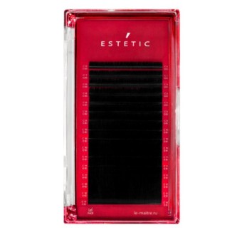 Ресницы черные Le Maitre "Estetic" 16 линий L 0.10 08 mm
