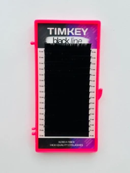 Черные ресницы Timkey L 0.07 14mm 16 линий
