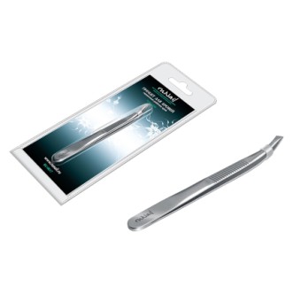 Пинцет для бровей скош. раб. края, 8,3 см) RU-0617, ruNail Пинцет для бровей скош. раб. края, 8,3 см) RU-0617, ruNail