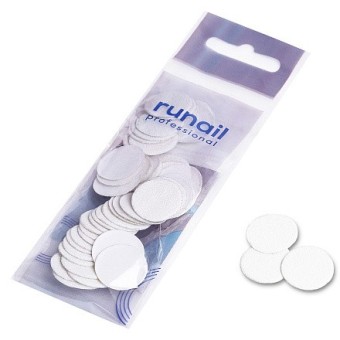 Сменные файлы (цвет: чёрный), размер М (20 мм), 240 грит, 50шт. №7035, ruNail Сменные файлы (цвет: чёрный), размер М (20 мм), 240 грит, 50шт. №7035, ruNail