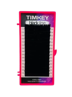 Черные ресницы Timkey MD 0.07 15mm 16 линий