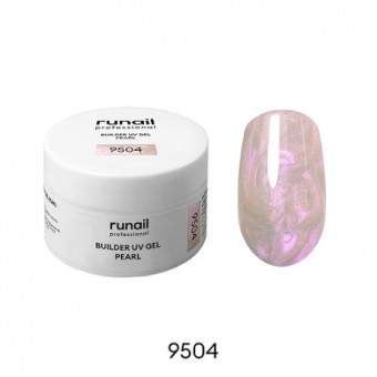 Моделирующий УФ-гель c жемчужным эффектом BUILDER UV GEL PEARL, 15г №9504, ruNail
