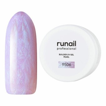 Моделирующий УФ-гель c жемчужным эффектом BUILDER UV GEL PEARL, 15г №9506, ruNail Моделирующий УФ-гель c жемчужным эффектом BUILDER UV GEL PEARL, 15г №9506, ruNail