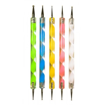 Дотс набор (дотсы), для создания дизайна на ногтях, 5шт