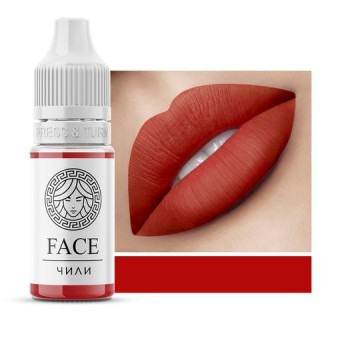 Перманентный пигмент Чили, FACE, 6 мл Перманентный пигмент Чили, FACE, 6 мл