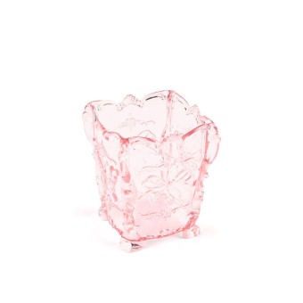 Пластиковый контейнер для кистей (прозрачно-розовый) TNL Пластиковый контейнер для кистей (прозрачно-розовый) TNL