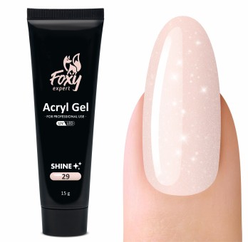 Акрил-гель SHINE (Acryl gel SHINE) #G29, 15 ml, Foxy Expert Акрил-гель SHINE (Acryl gel SHINE) #G29, 15 ml, Foxy Expert