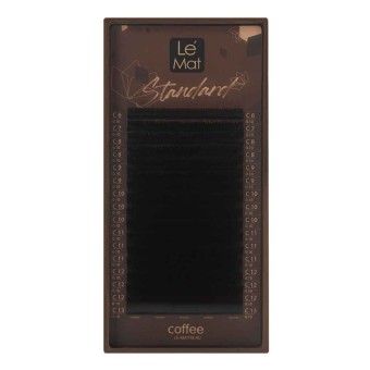 Ресницы коричневые Arabica Le Maitre "Standard Coffee" 16 линий C 0.10 09 mm