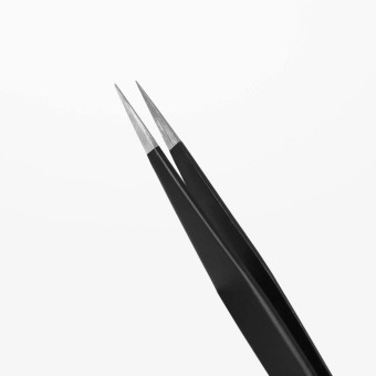 Пинцет для наращивания Rili прямой Black Line Пинцет для наращивания Rili прямой Black Line