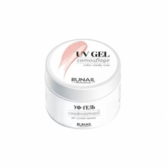 Камуфлирующий УФ-гель (цвет: Розовая карамель), 30 г №3750, ruNail