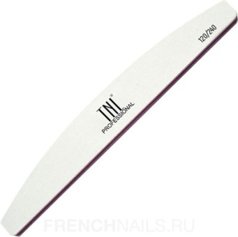 Пилка для ногтей "ромб" 240/240 улучшенное качество (белая) в индив. упаковке TNL Пилка для ногтей "ромб" 240/240 улучшенное качество (белая) в индив. упаковке TNL