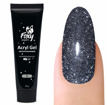 Акрил-гель светоотражающий (Acryl gel FLASH) #09, 15 ml, Foxy Expert Акрил-гель светоотражающий (Acryl gel FLASH) #09, 15 ml, Foxy Expert