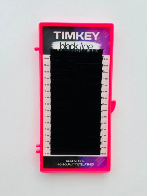 Черные ресницы Timkey M 0.07 11mm 16 линий