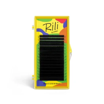 Ресницы чёрные Rili "Lovely" C 0.07 06мм - 16 линий Ресницы чёрные Rili "Lovely" C 0.07 06мм - 16 линий