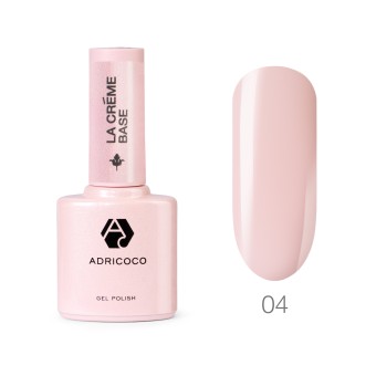 Adricoco, La creme base - камуфлирующая база №04 (невесомый пудровый), 10 мл