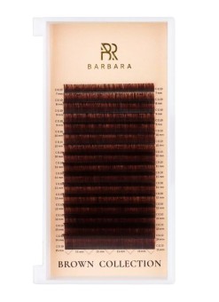 Ресницы коричневые BARBARA Truffle МИКС D 0.07 7-15mm 16 линий Ресницы коричневые BARBARA Truffle МИКС D 0.07 7-15mm 16 линий