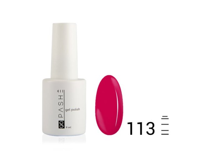 Цветной гель-лак PASHE №113 — «Гранатовый сок», (9 мл) Цветной гель-лак PASHE №113 — «Гранатовый сок», (9 мл)
